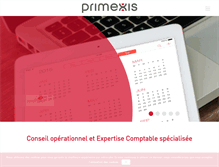 Tablet Screenshot of primexis.fr